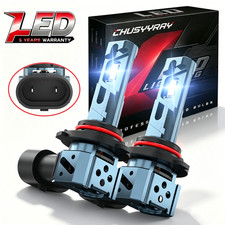 2x 9006 LED Headlight Bulb Conversion Kit Low Beam Cool White Super Bright 6500K