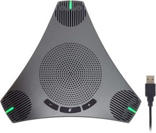 360 Degree Omnidirectional USB Conference Speaker and Microphone