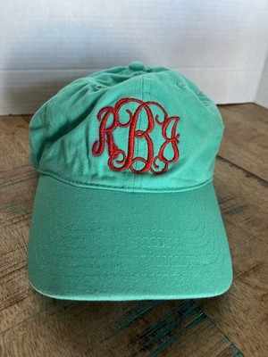 RBJ Teal Blue Hat Adjustable Adult Size OSFA Blue Hat Baseball Cap