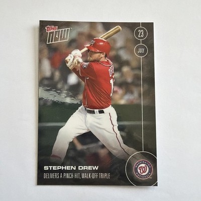 Stephen Drew Nationals Walk-Off Padres with Triple 2016 Topps NOW #277 SP /292
