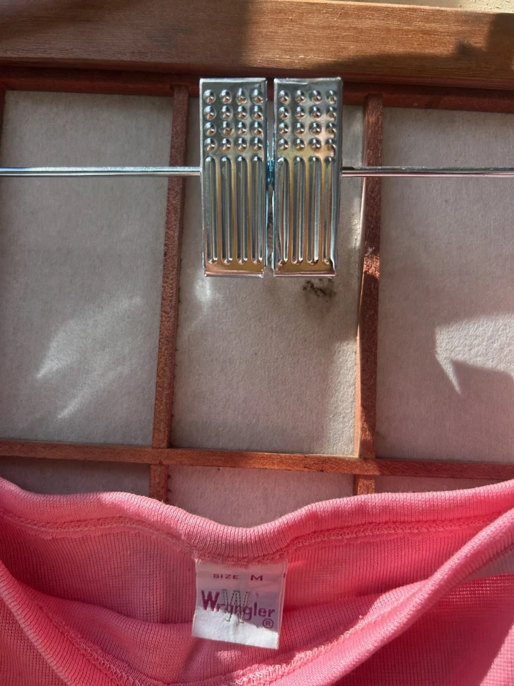 Camiseta sin mangas Wrangler para mujer M rosa salmón años 90 Foto 3 de 4
