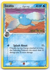 Swablu 65/101 Dragon Frontiers Reverse Holo Common Pokemon Card Stamped LP