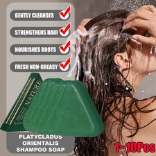 Nature Triangle Shampoo Bar,Nature Green Soap Shampoo,Usman-Grass Shampoo Bar