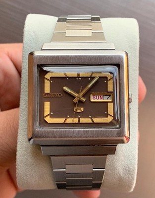 Vintage Seiko 5 Automatic | Brown Dial | Day-Date | Classic Style