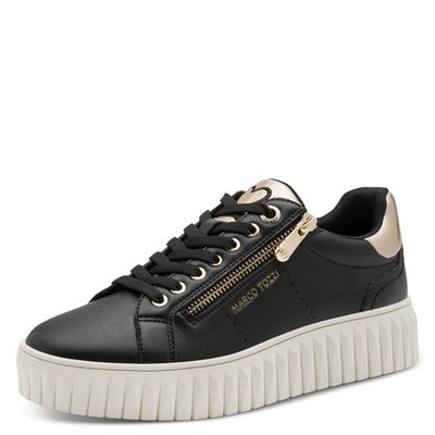 Marco Tozzi Damen Halbschuhe Slipper Sneaker Sneakers Schuhe schwarz 23763
