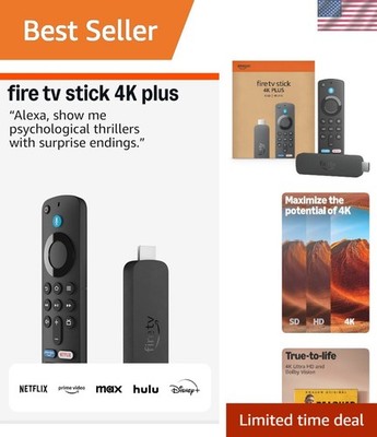 Elevate Your Home Entertainment with Fire TV Stick 4K Plus & Alexa Voice Control
