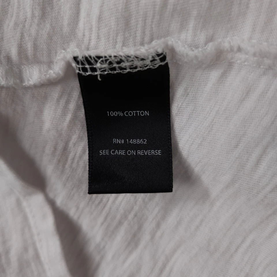 Camiseta sin mangas Torrid para mujer 4 4X Plus blanca Heritage Slub puesta de sol cuello en V sin mangas Foto 4 de 4