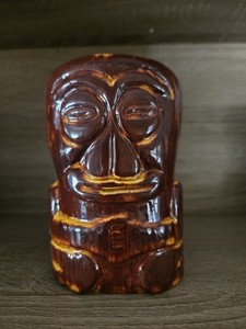 RARE Vintage Tiki Mug Hana Hou Room Hawaii Early Polynesian 5”