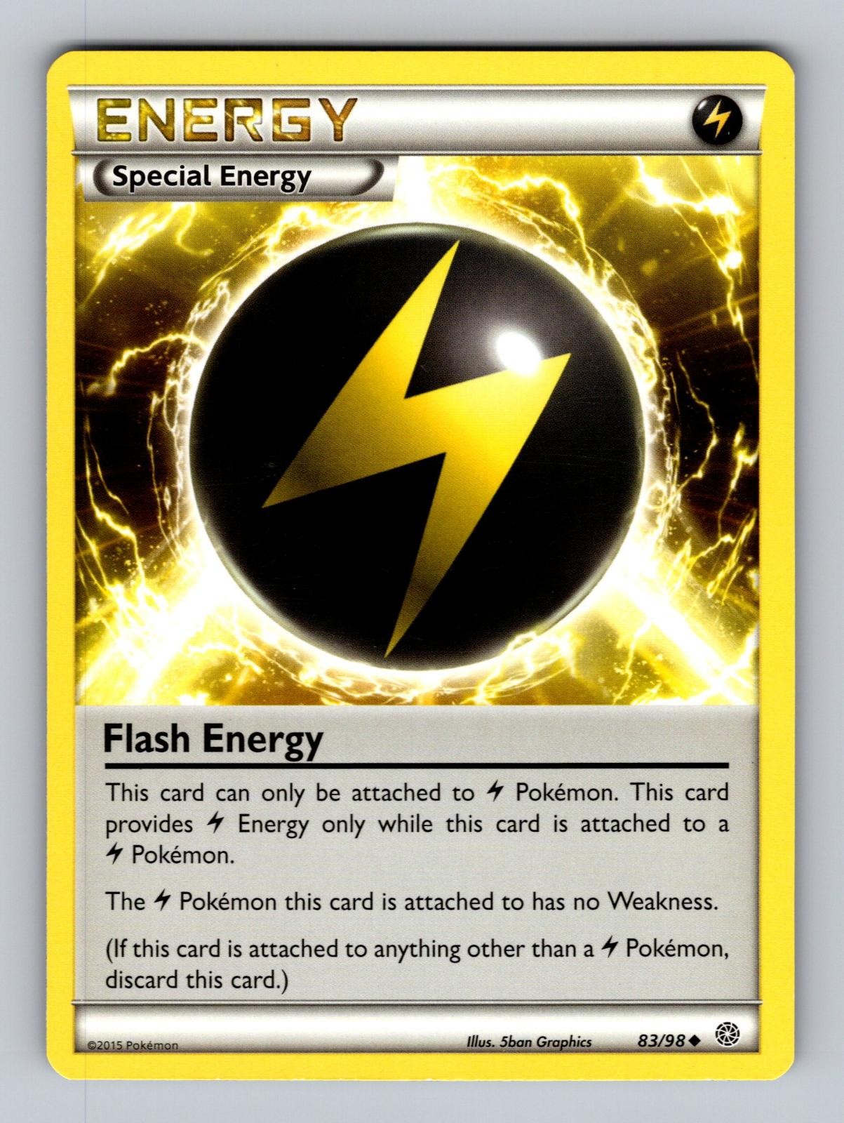 Flash Energy 83/98 Uncommon Ancient Origins Pokemon Lightly Played