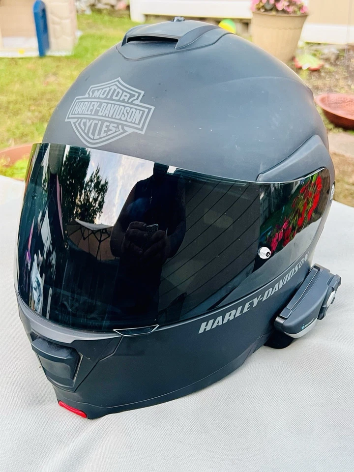 Harley-Davidson® Men's Capstone H24 Modular Helmet 98370-15VM/Size XL/SENA 20s - Image 3 of 4