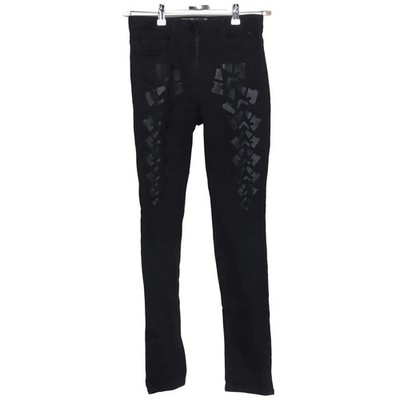 Alexander Wang x H&M, Jeans, Größe: 34, Schwarz, Baumwolle/Elasthan, Denim #oyE