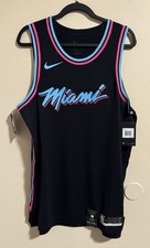 Nike NBA Miami Heat Vice City Edition Authentic Jersey Blank Size 48 Large Wade