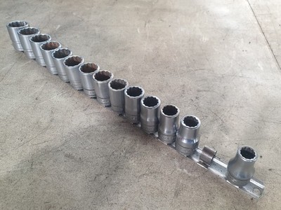Snap-On 1/2'' Antrieb SWM 10 - 24mm (11mm FEHLT) 12 Punkt + A270 Schienenvergrößerung