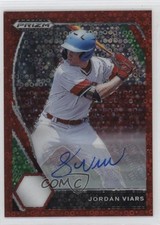 2021 Panini Prizm Draft Picks Red Donut Circle /99 Jordan Viars #PDP84 1h0p