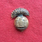 WW1 Inniskilling Fusiliers Regiment 1916 Economy Brass Cap Badge British Army