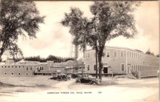 American Thread Co., MILO, Maine Factory Postcard - American Post Card Co.