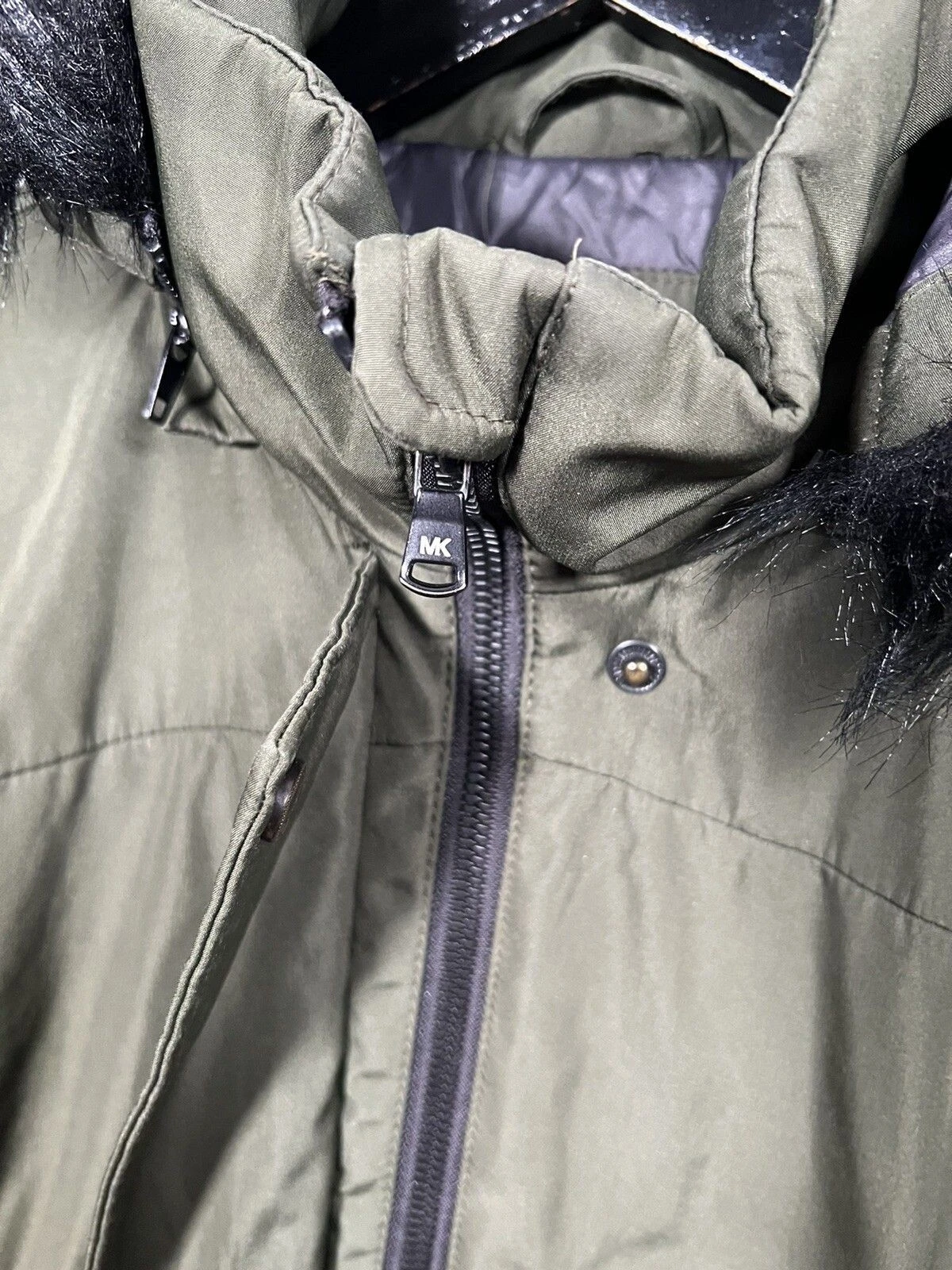 Parka trapuntato MICHAEL KORS Taglia Media Verde Ottime condizioni Donna