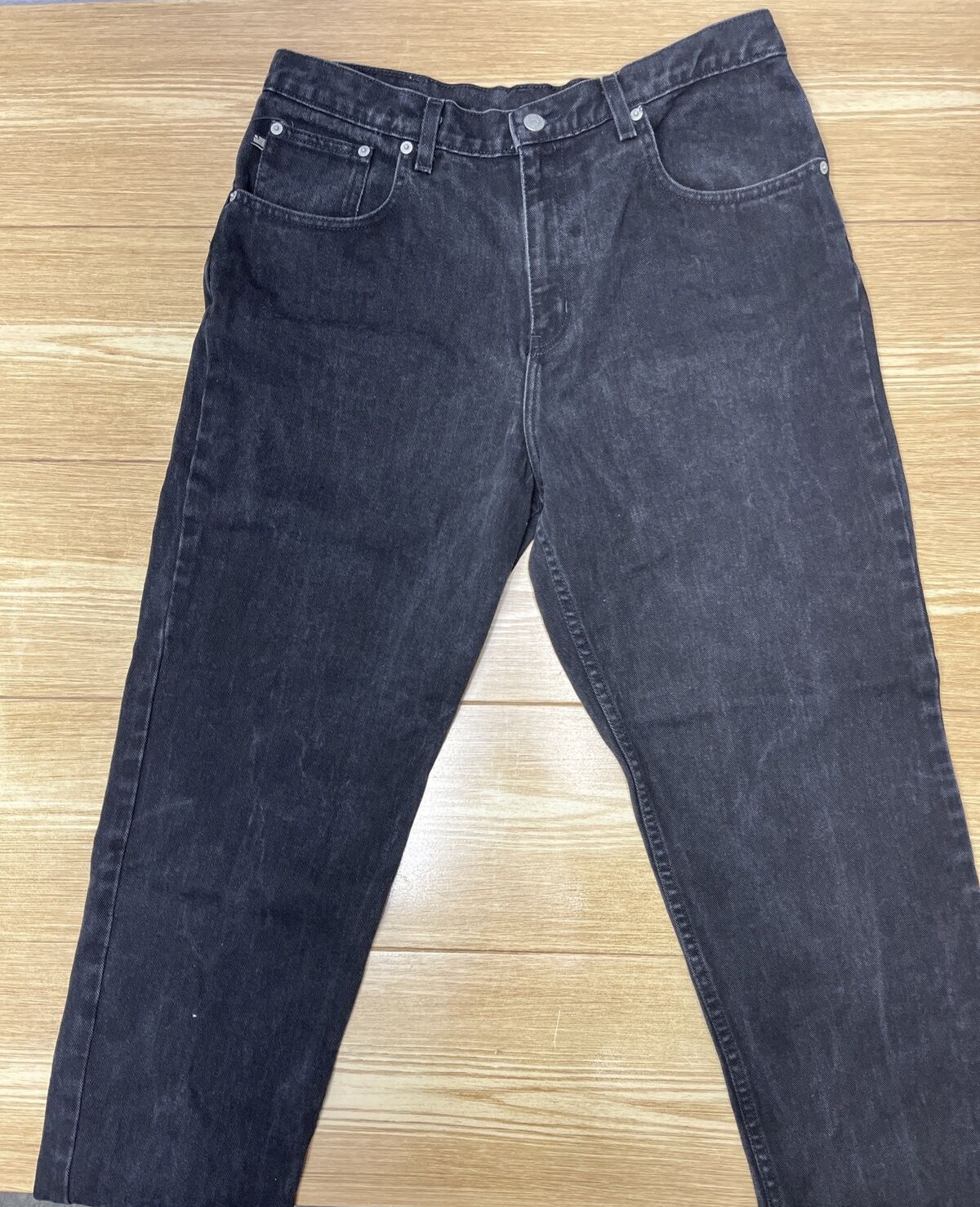 Pantalon Para Mujer 14x29 Ralph Lauren Jean Vaqueros Rectos De Ajuste Relajado