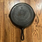 Griswold 704P  #8 Cast Iron Skillet, Large Block Logo, as found, great surface