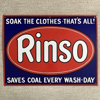 Antique Amazing Rinso Enamel Sign