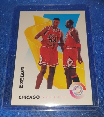 1991-92 Skybox - Michael Jordan and Scottie Pippen #462 Chicago Bulls Legends