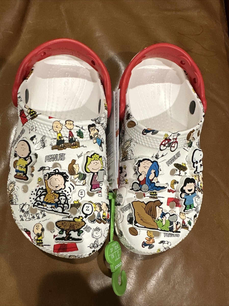 ☆送料無料☆ CROCS PEANUTS CLASSIC CLOG MULTI ☆ Crocs Kids Peanuts Classic Clog C12 - White/Multi NWT | eBay