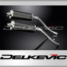 HONDA XL1000 V VARADERO 1999-14 350mm OVAL CARBON BSAU SILENCER EXHAUST KIT