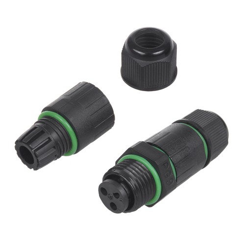 Steckverbinder Kabelverbinder IP68 Wasserdicht Staubdicht Luftdicht Schwarz - Bild 2 von 5