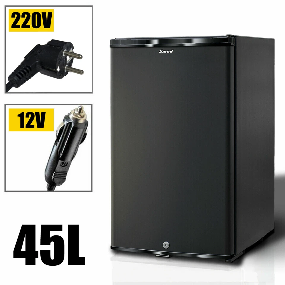 45L 12V 220V Camping Kühlschrank Kompakt Caravan RV Leiser Auto Camper kühlbox