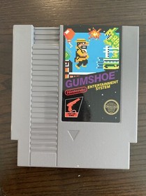 Gumshoe Nintendo NES Complete EX VGC Manual Insert 5 Screw Hang Tab