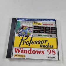 Professor Teaches Windows 98 PC CD ROM Educational