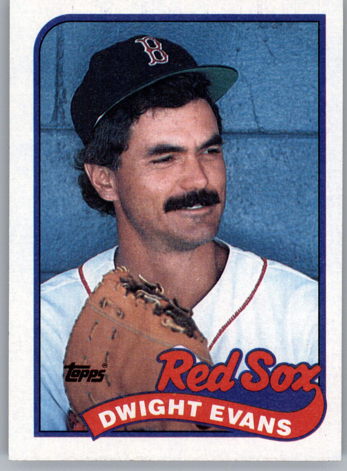 1989 Topps 205 Dwight Evans  Boston Red Sox