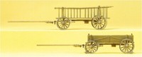 Preiser 30413 Abgestellter Leiter- Und Kastenwagen