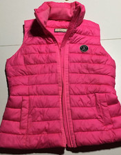 Abercrombie & Fitch Puffed Vest (S) Pink: Note Zipper Damage: See Images