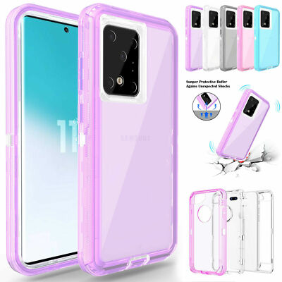 Defender Clear Otter Box Case For Samsung S26 S24 S23 Ultra S22 S21+ Note20 S20 