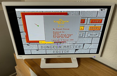 Amiga Softex The Dungeon Master Editor - Rare Working - Retro Gift Idea 