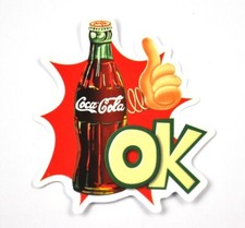 Coca-Cola Coke USA Aufkleber Sticker Decal - Motiv: Flasche OK