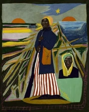 WILLIAM H. JOHNSON : Harriet Tubman : 1945 : Archival Quality Art Print