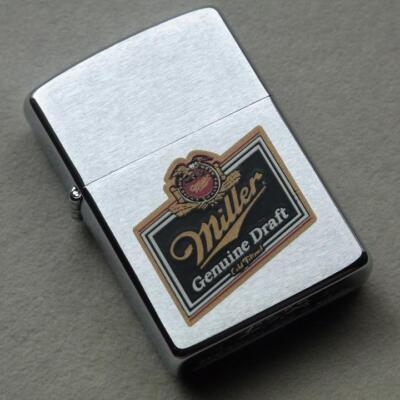 Zippo Miller Beer Silver Lighter | eBay