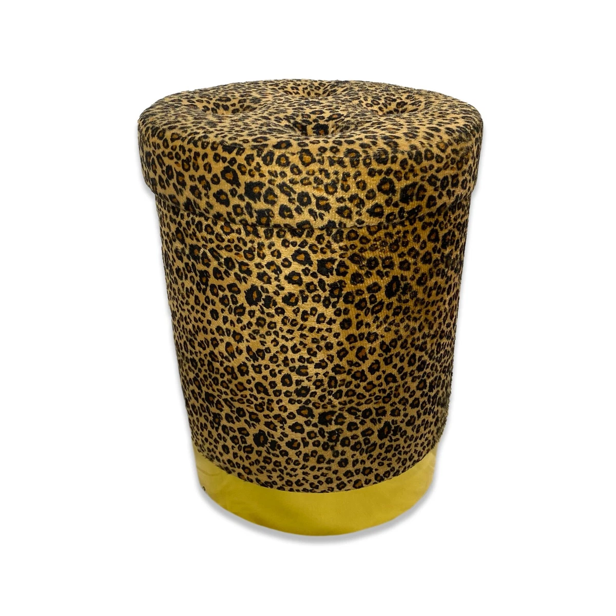 Leopard print sale dressing table stool