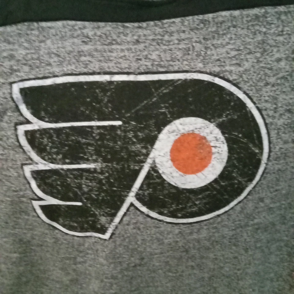 Red Jacket NHL Philadelphia Flyers Retro Jersey Style Sweater Men’s Sz L - Image 2 of 4