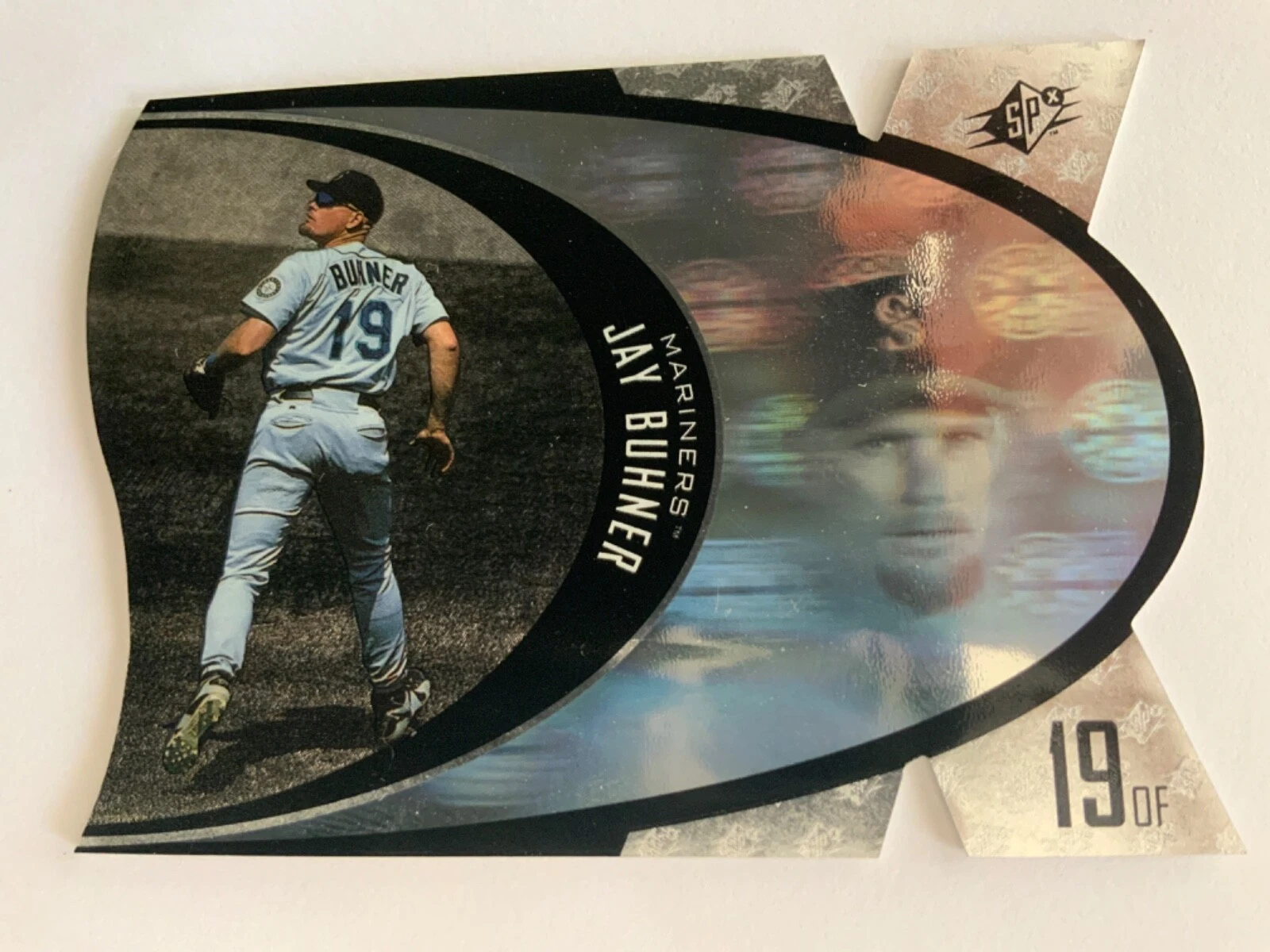Jay Buhner 1997 Upper Deck SPX Silver Hologram Die Cut #SPX44 Mariners