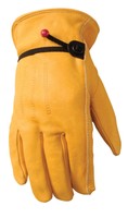 Wells Lamont Full Leather Work Gloves With Ball And Tape Wrist Closure Grain ... Wells Lamont Full Leather Work Gloves With Ball And Tape Wrist Closure Grain ...