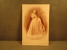 Victorian Antique Cabinet Card Photo of a Baby Girl, Child, Kid