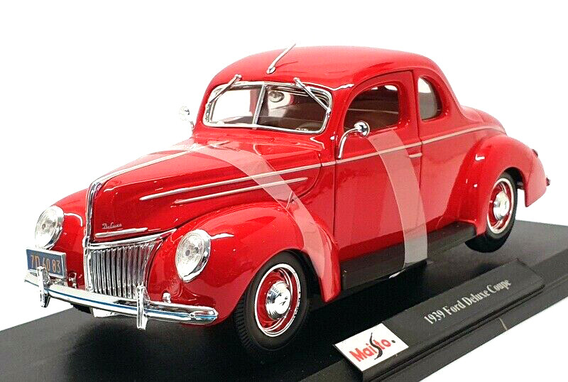 マイスト　Maisto 1939 Ford Deluxe 1/18ミニカー 1939 Ford Deluxe Coupe blue Diecast Model | Maisto
