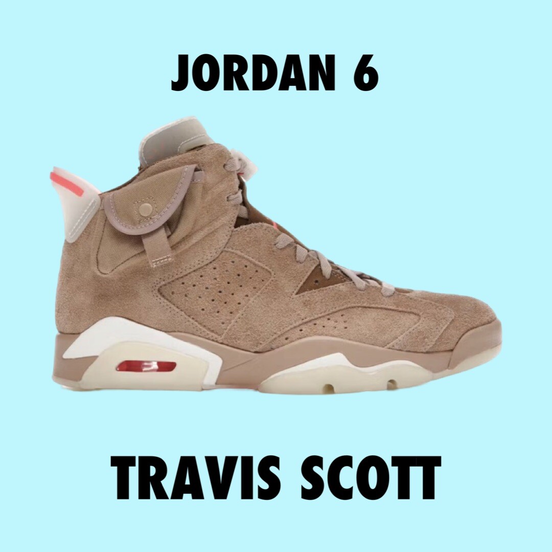 Size 11 - Jordan 6 Retro x Travis Scott Mid British Khaki for sale