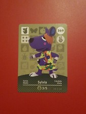 SYLVIA ANIMAL CROSSING AMIIBO SERIES 4 CARD #369 TRACKED AU POST geniuine