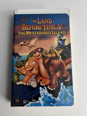 The Land Before Time V: The Mysterious Island (VHS, 1997, Clamshell ...