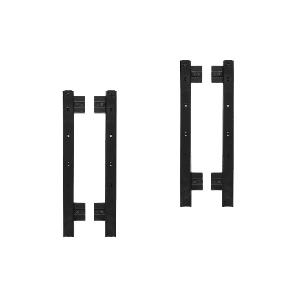 2 Pairs Keyboard Tray under Desk Slide Rails Office Accessories