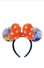 Disney Parks Minnie Mouse 2023 Confetti Castle Fireworks Ears Headband - NEW